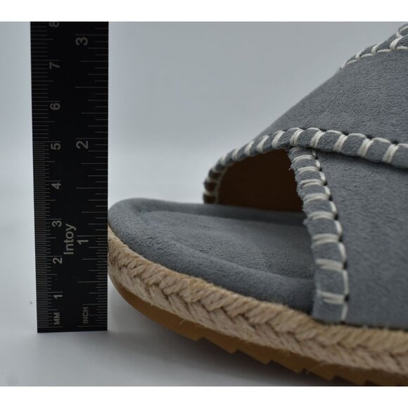 Indie | Sofft Shoe Sofft Women Size 9 Indie Blue Chambray Espadrille Wedge Open Toe Sandals Shoes